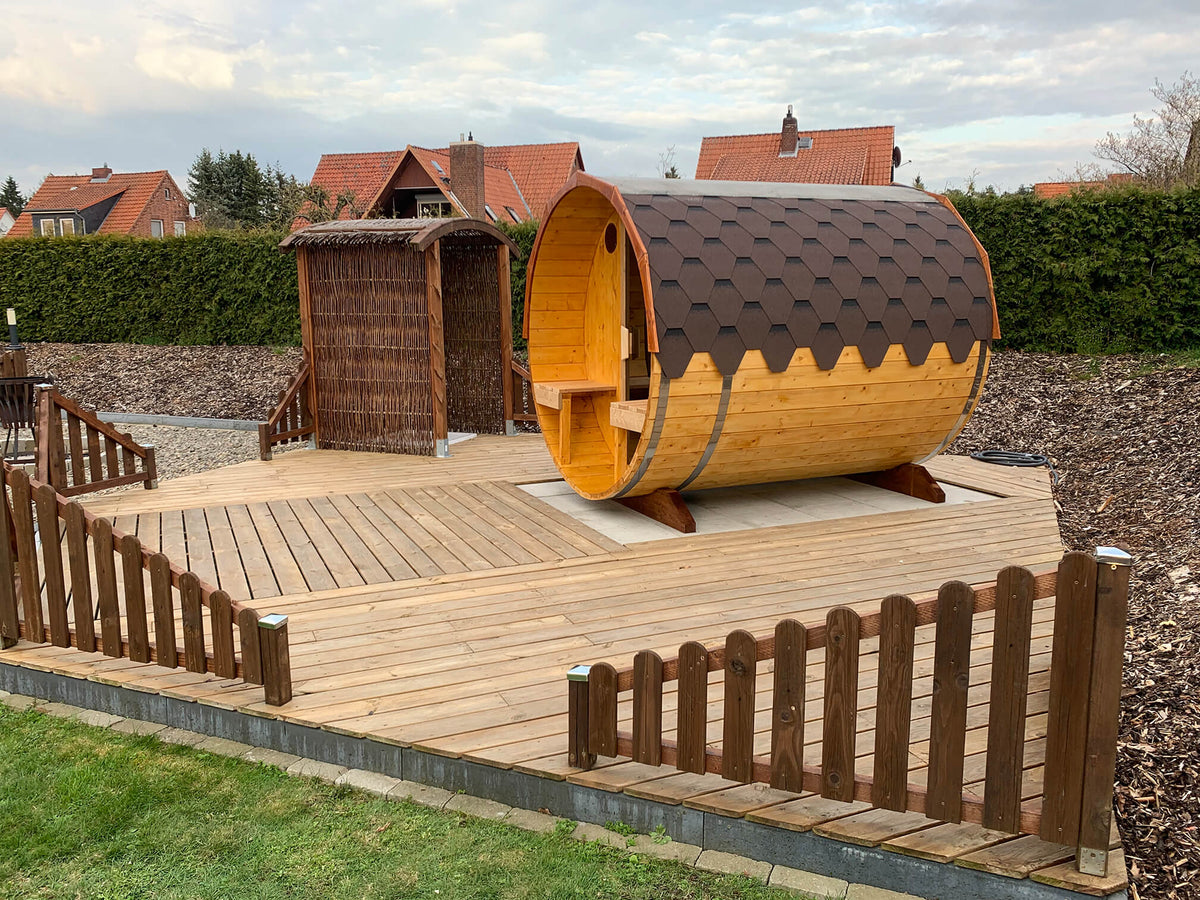 Jalora Lounge 240 Barrel Sauna - Stel zelf samen