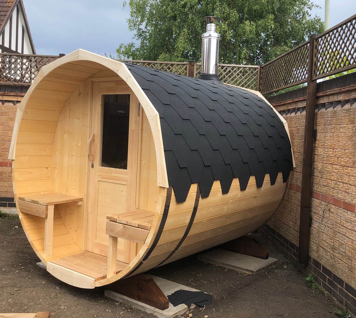 Jalora Lounge 240 Barrel Sauna - Stel zelf samen
