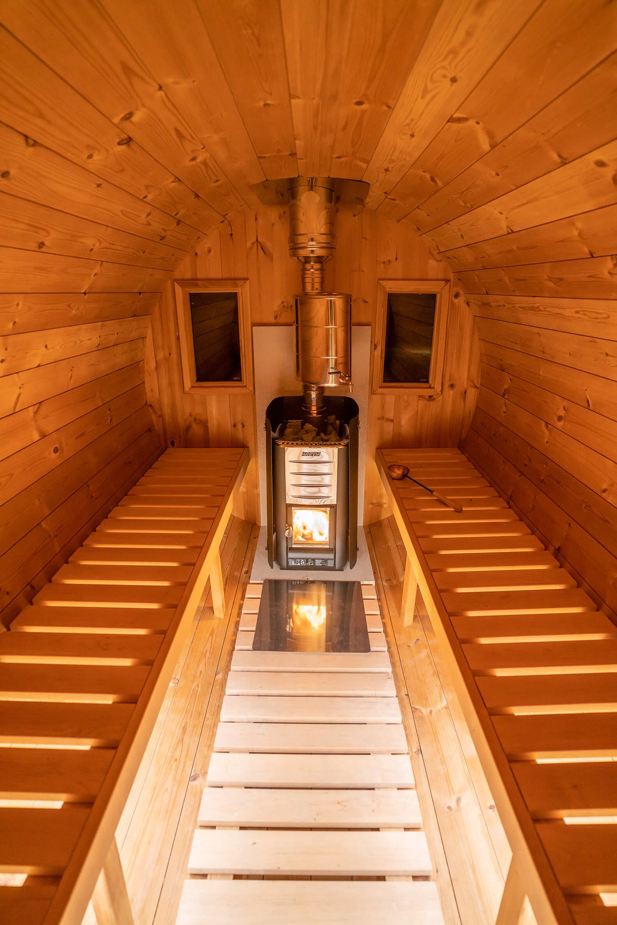 Jalora Lounge 360 Barrel Sauna - Stel zelf samen