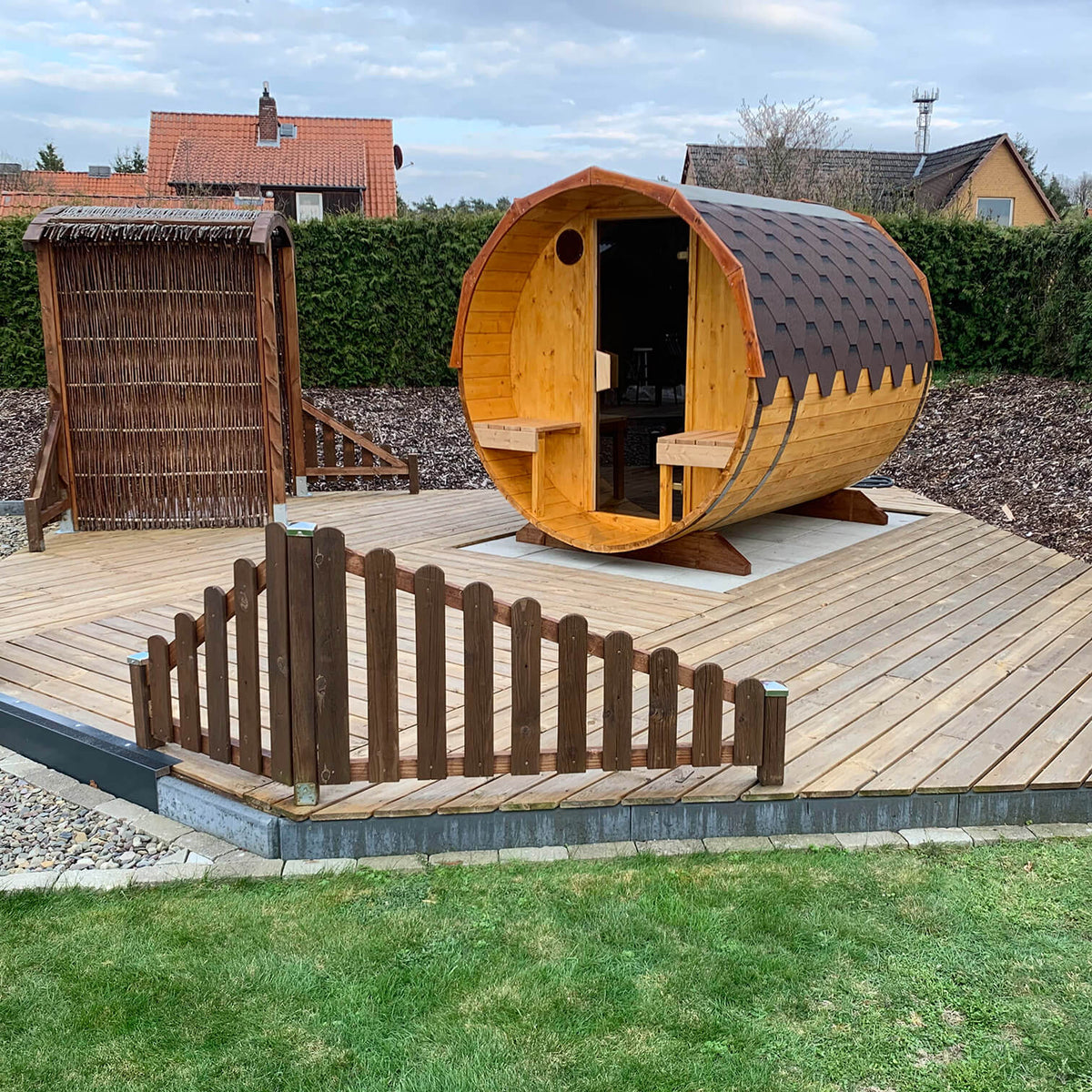 Jalora Lounge 240 Barrel Sauna - Stel zelf samen