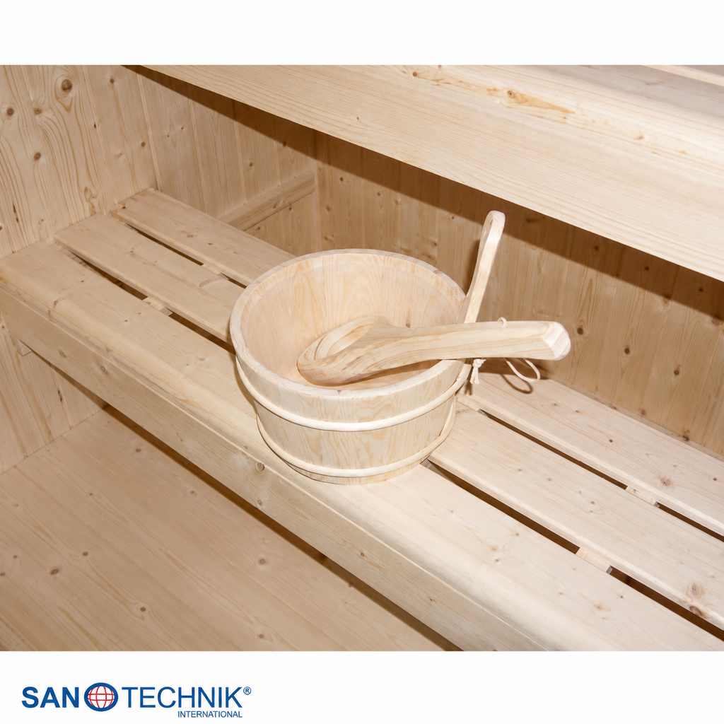 Combi Sauna - GLACIER XL - Finse sauna met Full Spectrum infraroodstralers
