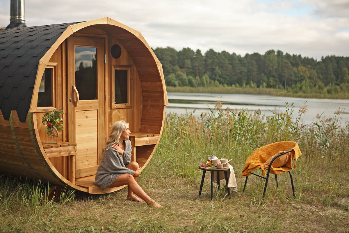 Jalora Lounge 240 Barrel Sauna - Stel zelf samen