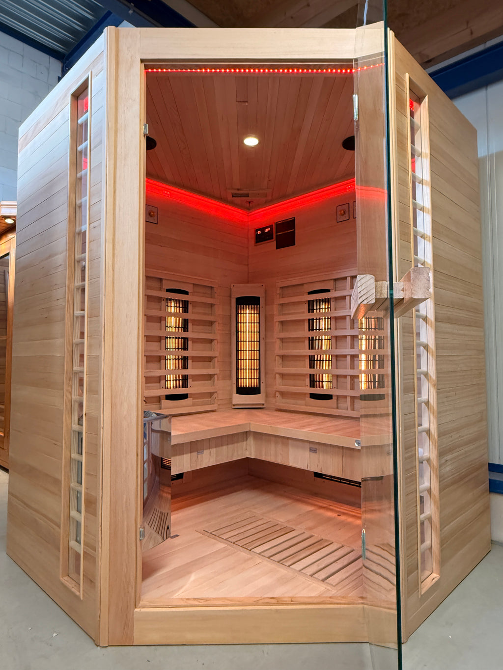 Combi sauna - Infrarood + Finse sauna