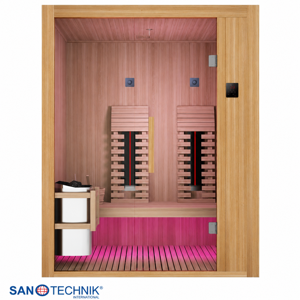 Combi Sauna - ALASKA - Finse sauna met Full Spectrum infraroodstralers