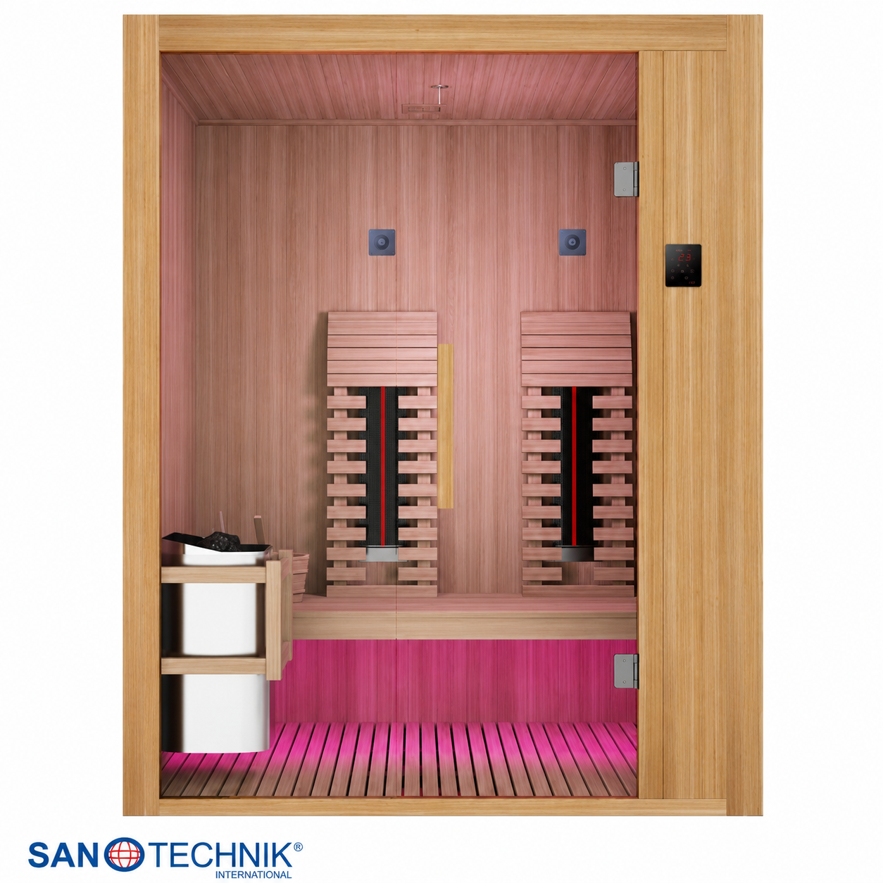 Combi Sauna - ALASKA - Finse sauna met Full Spectrum infraroodstralers
