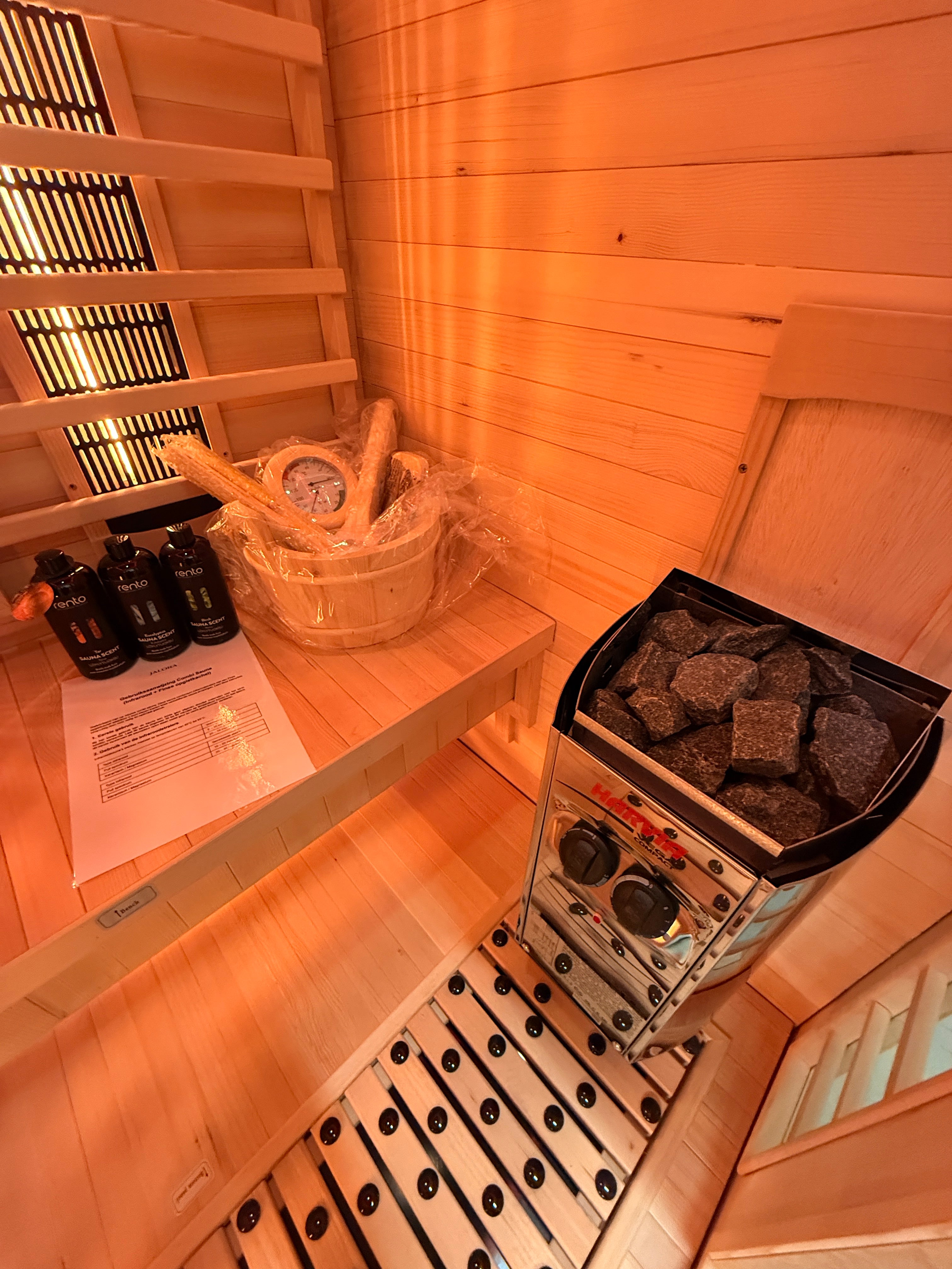 Combi Deluxe M - Combi Sauna Infrarood + Finse sauna