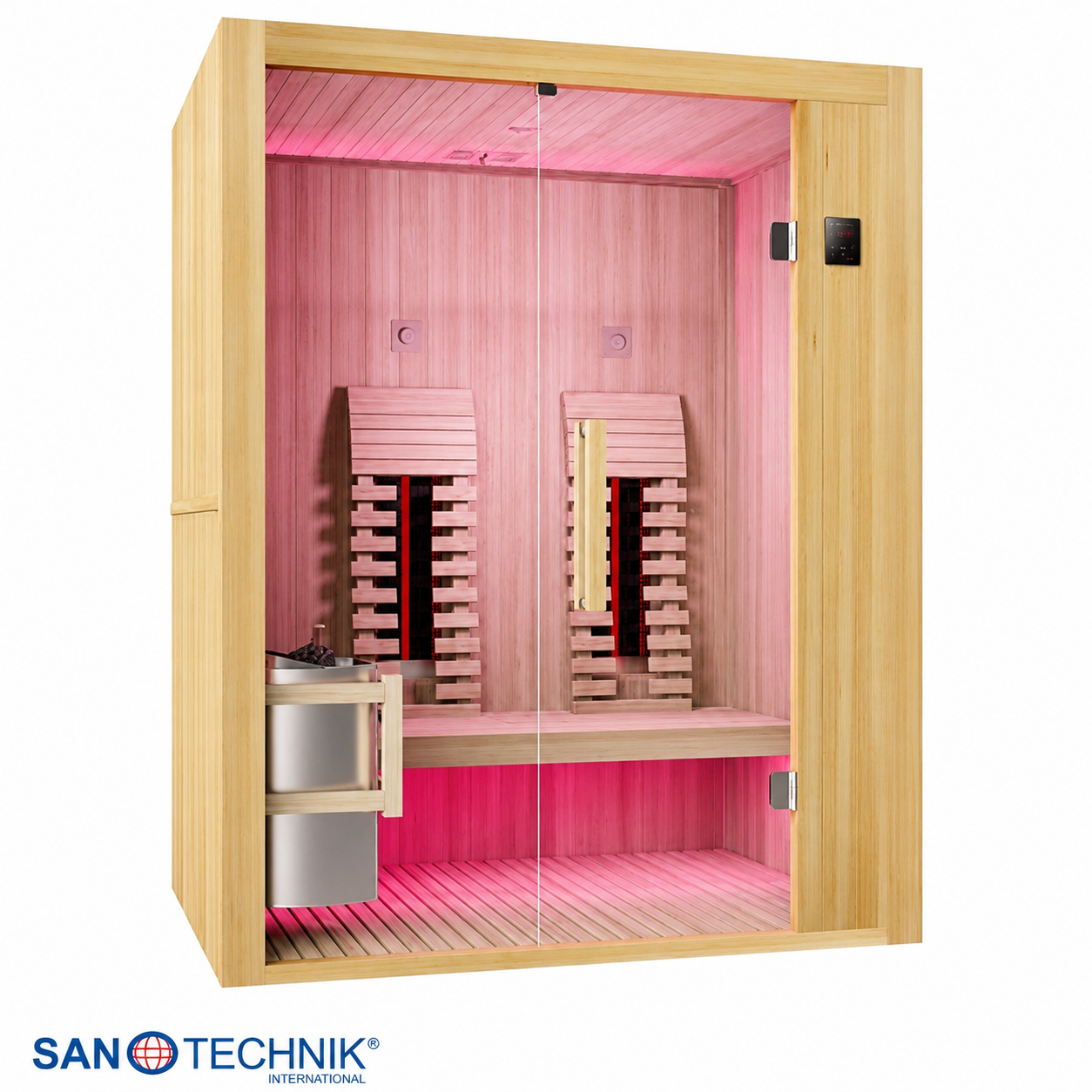 Combi Sauna - ALASKA - Finse sauna met Full Spectrum infraroodstralers