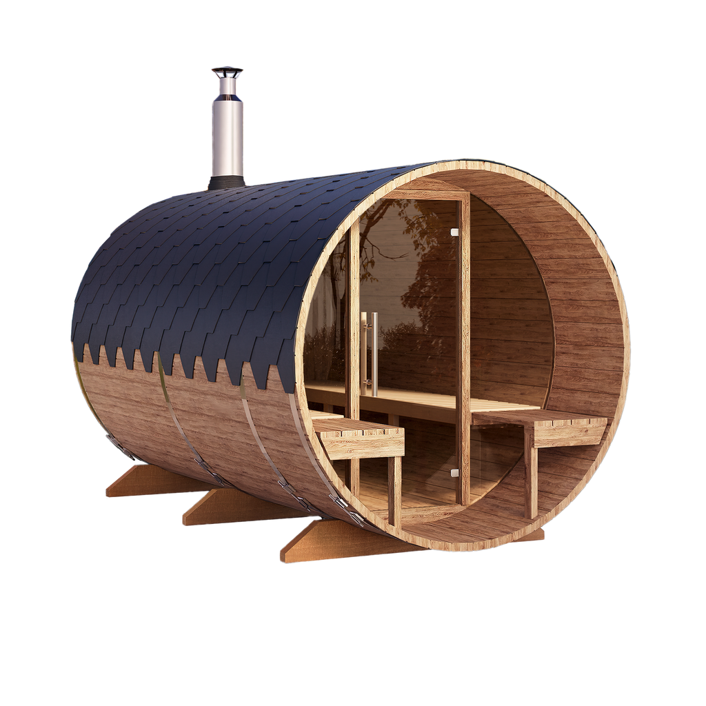 Jalora Lounge 360 Barrel Sauna - Stel zelf samen
