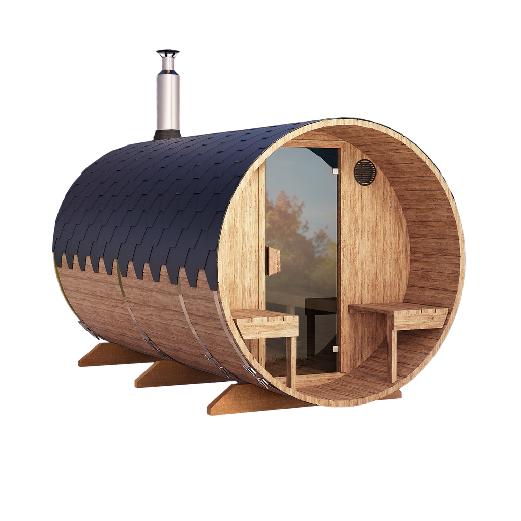 Jalora Lounge 360 Barrel Sauna - Stel zelf samen