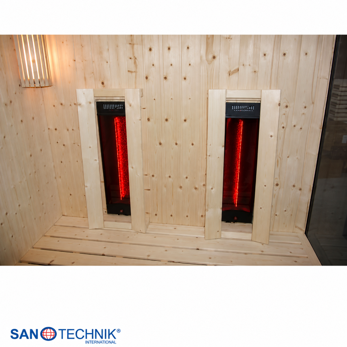 Combi Sauna - GLACIER XL - Finse sauna met Full Spectrum infraroodstralers