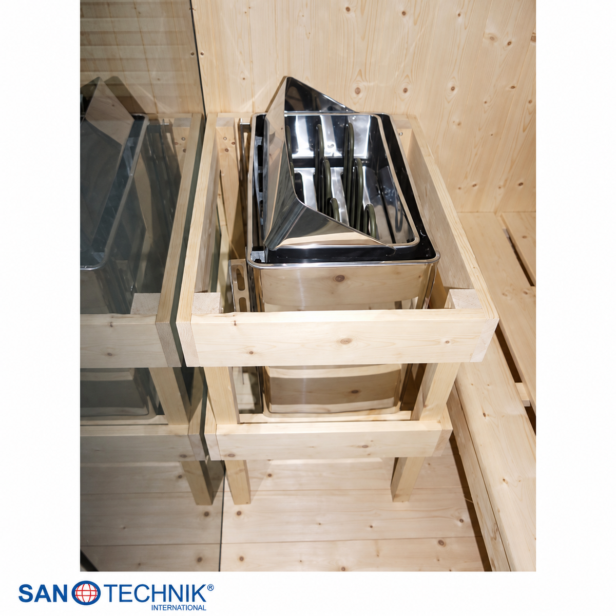 Combi Sauna - GLACIER L - Finse sauna met Full Spectrum infraroodstralers