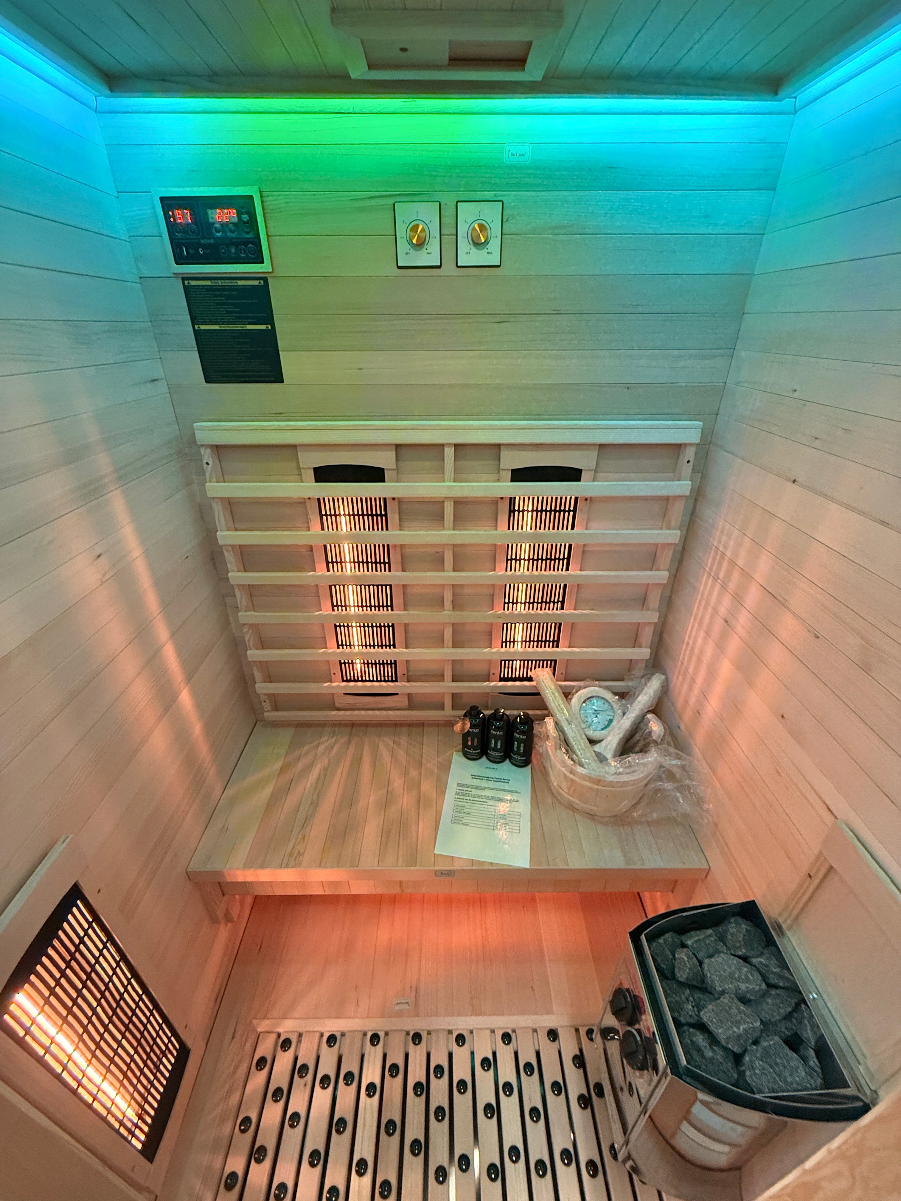 Combi Deluxe M - Combi Sauna Infrarood + Finse sauna