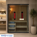 Combi Sauna - GLACIER L - Finse sauna met Full Spectrum infraroodstralers
