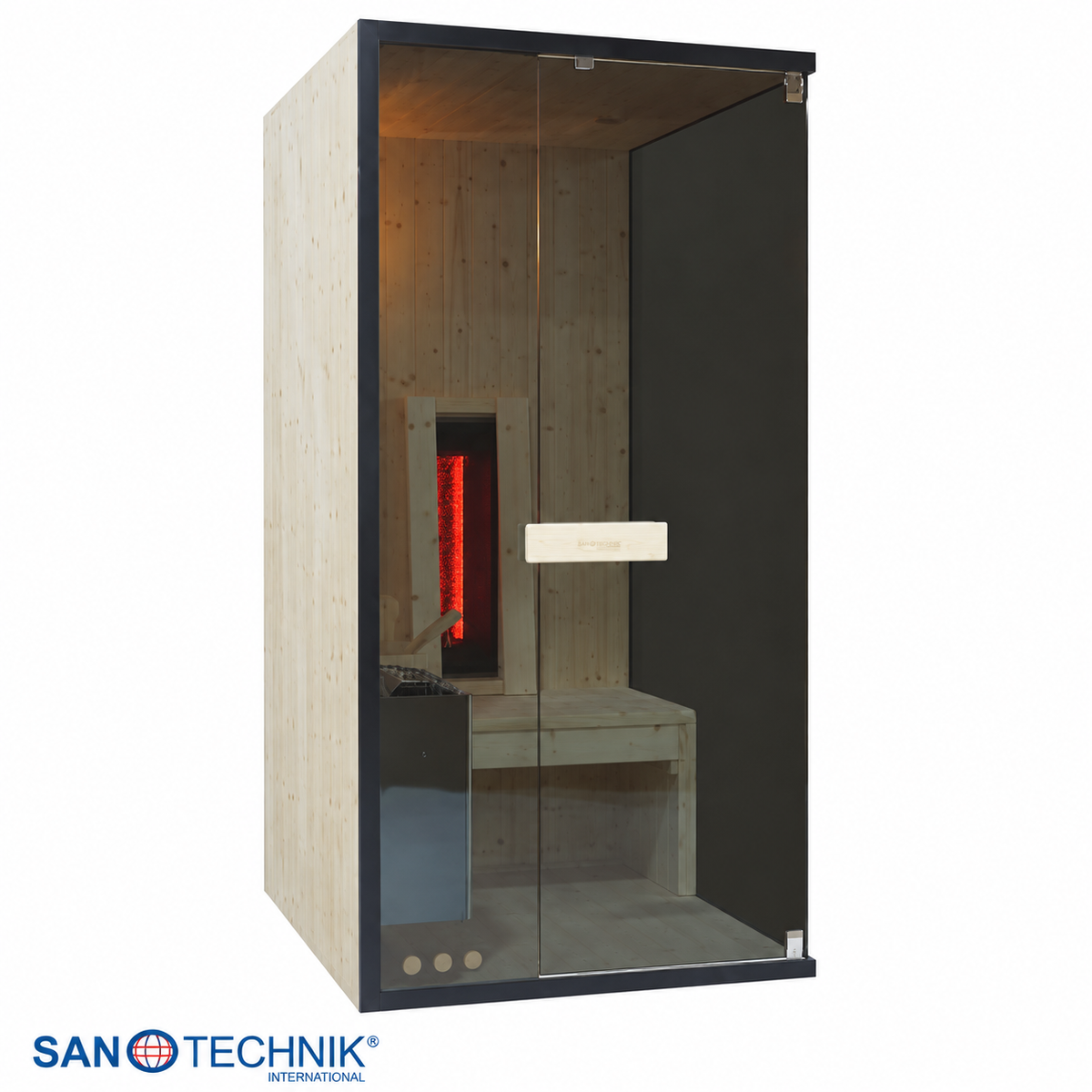 Combi Sauna - GLACIER S - Finse sauna met Full Spectrum infraroodstralers