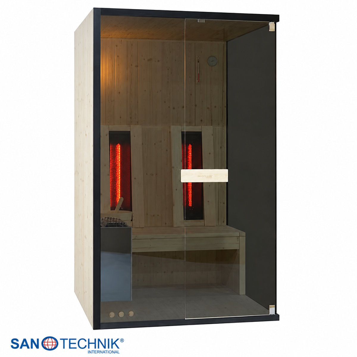 Combi Sauna - GLACIER M - Finse sauna met Full Spectrum infraroodstralers