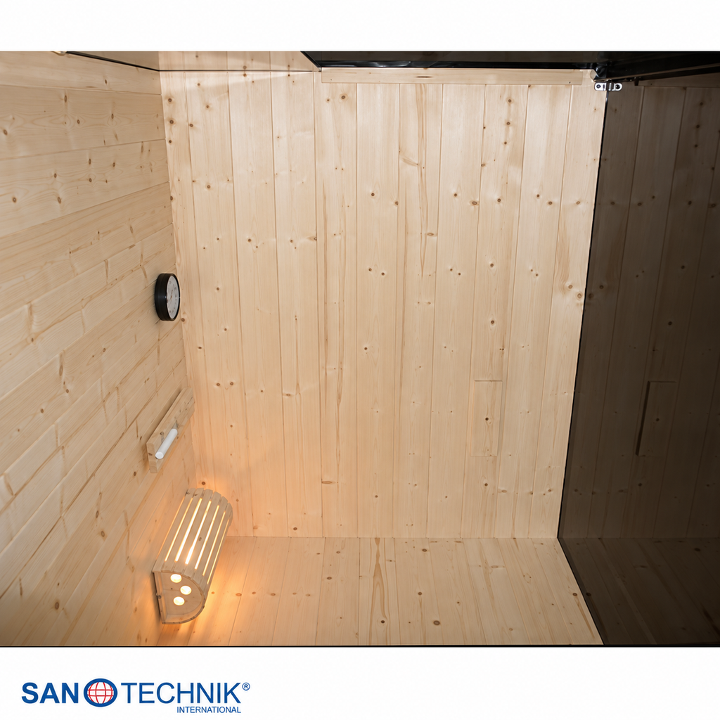 Combi Sauna - GLACIER S - Finse sauna met Full Spectrum infraroodstralers