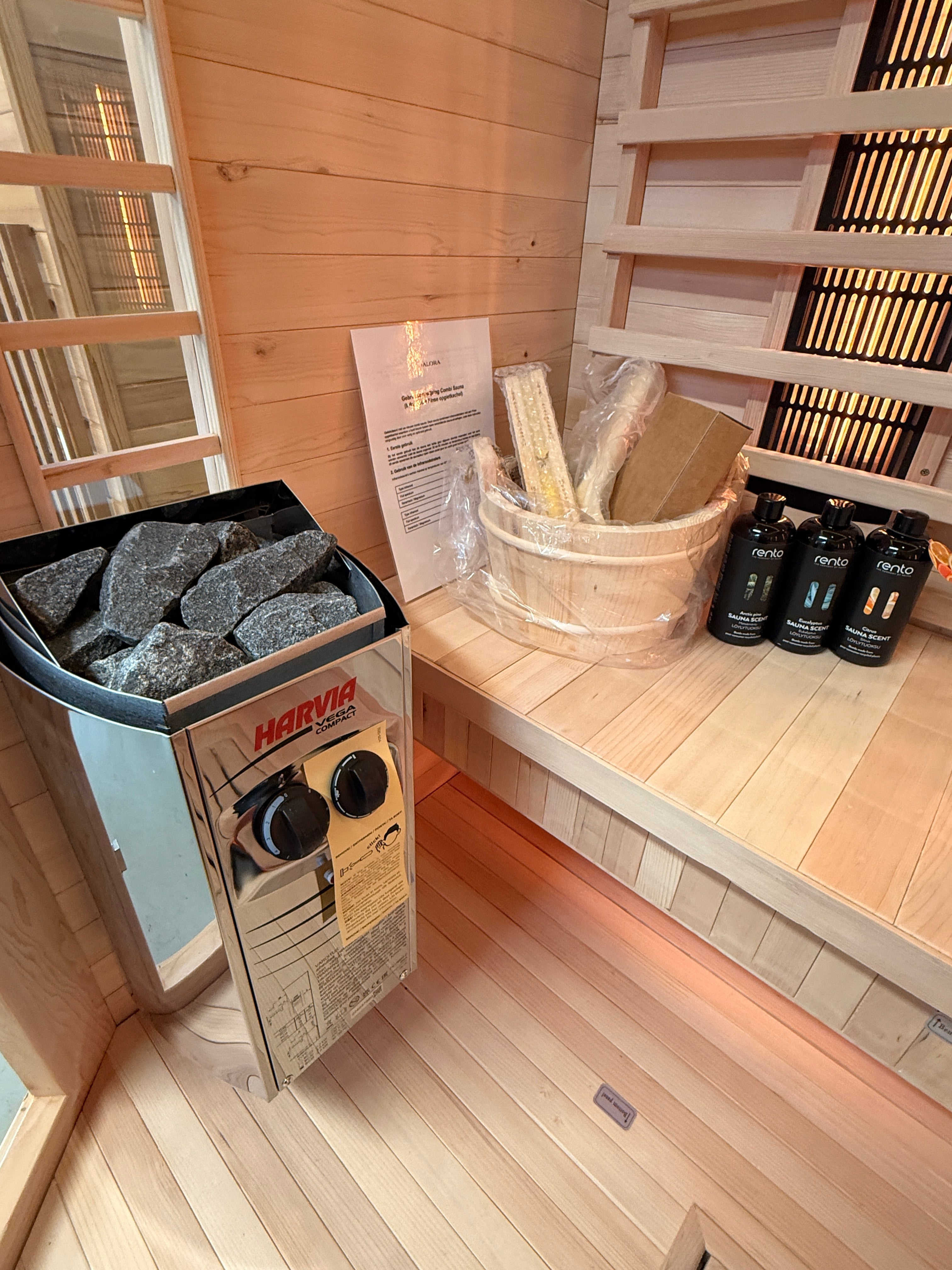 Combi sauna - Infrarood + Finse sauna