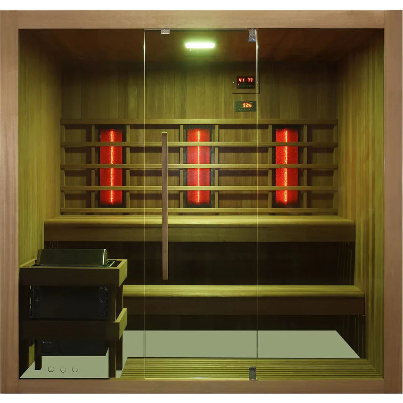 Combi Sauna - KOTKA - Infrarood + Opgietkachel