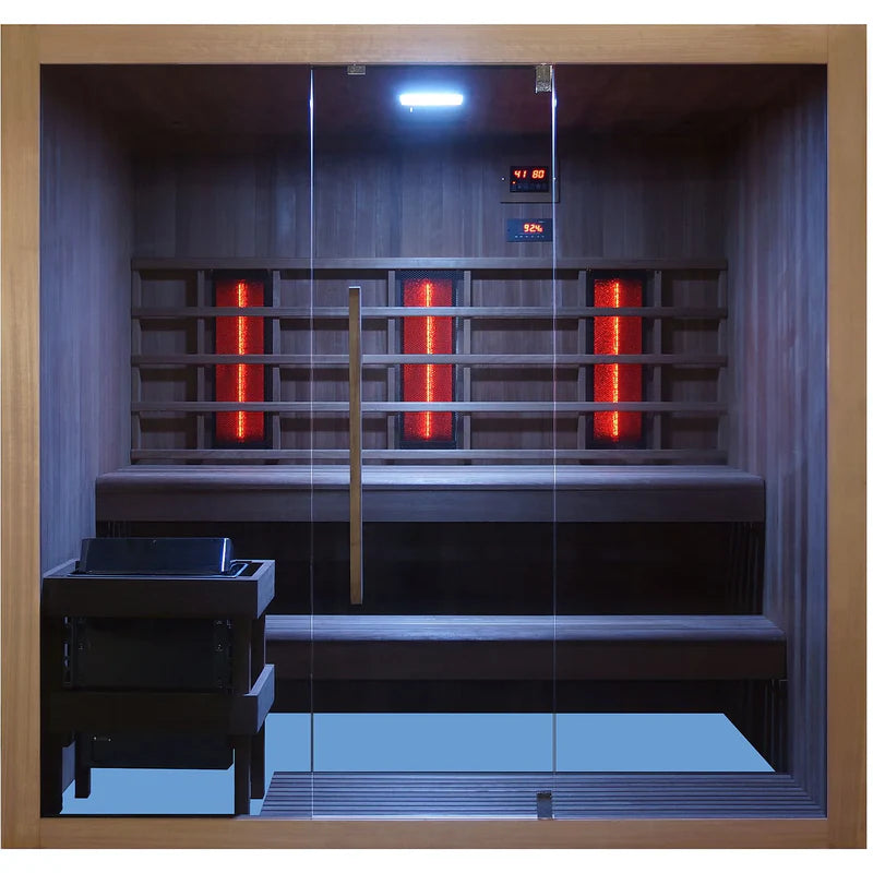 Combi Sauna - KOTKA - Infrarood + Opgietkachel