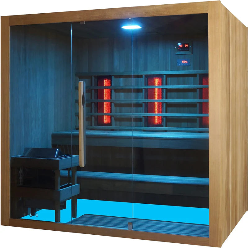 Combi Sauna - KOTKA - Infrarood + Opgietkachel