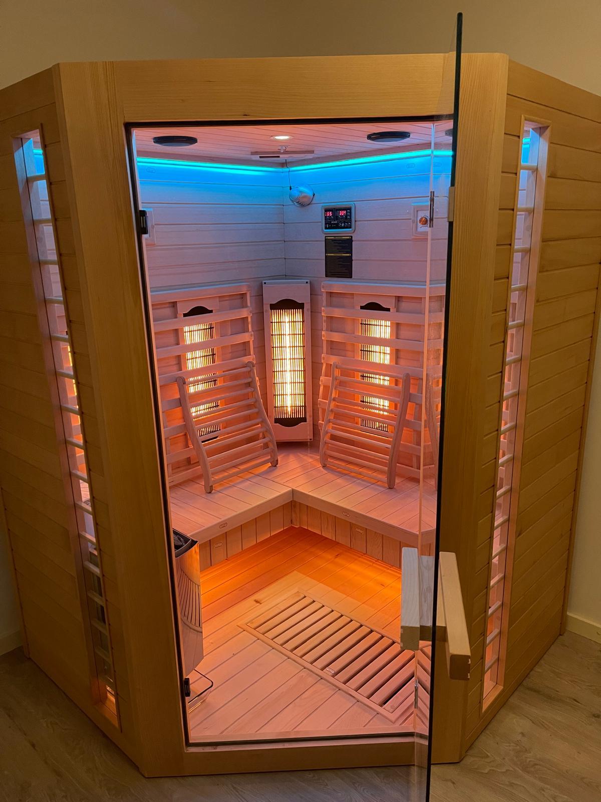 Combi Deluxe XL - Combi sauna - Infrarood + Finse sauna