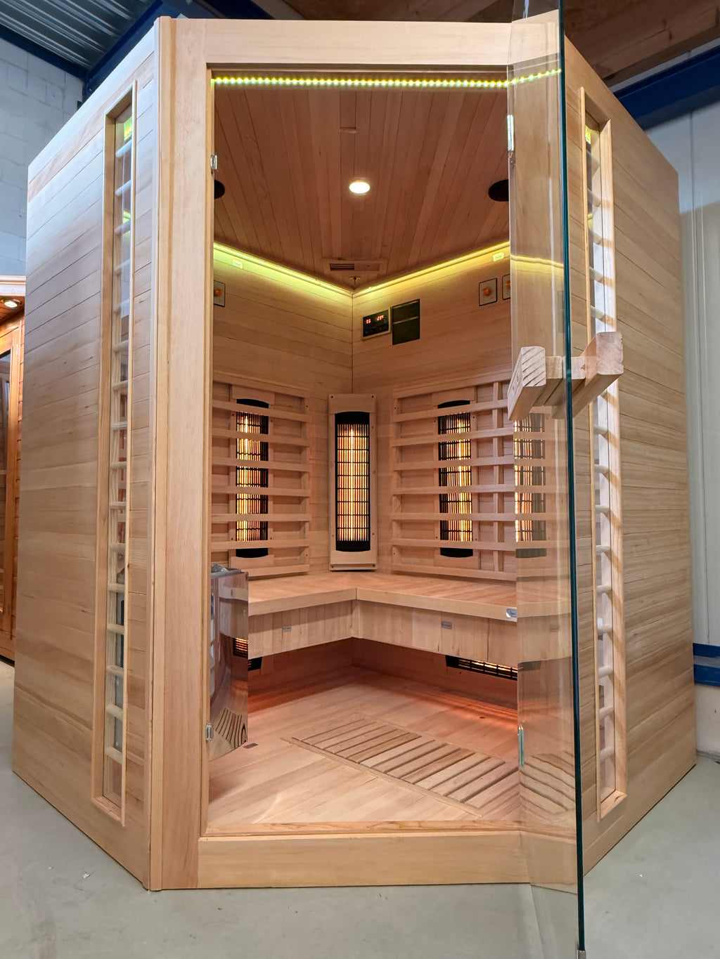 Combi sauna - Infrarood + Finse sauna