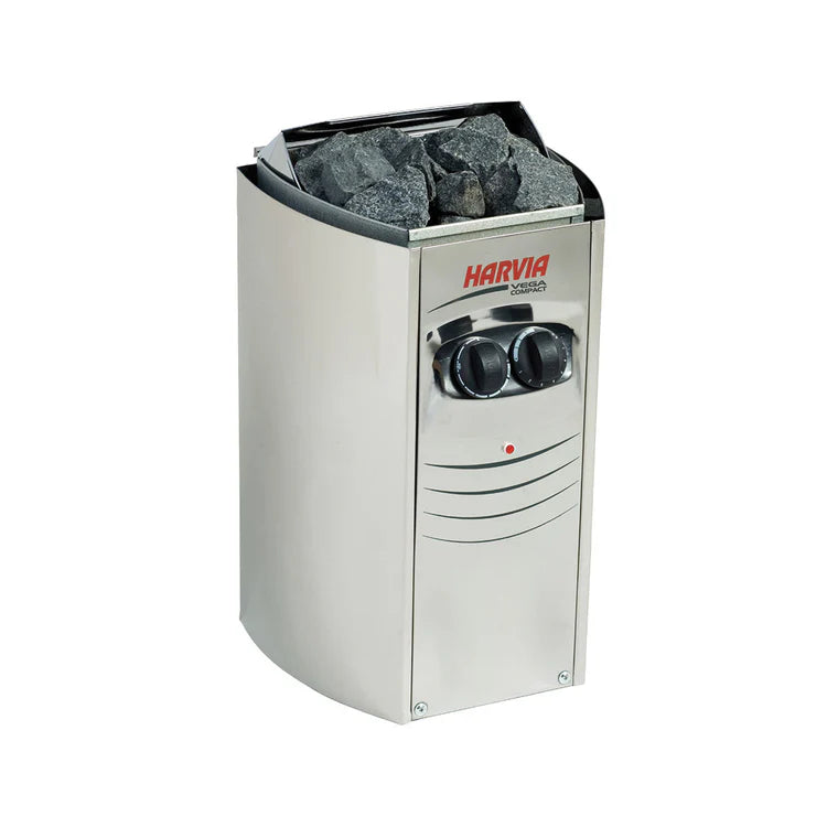 Harvia Vega Compact | 2.3 kW / 3.5 kW | Sauna Saunakachel met geïntegreerde besturing | BC23 / BC35