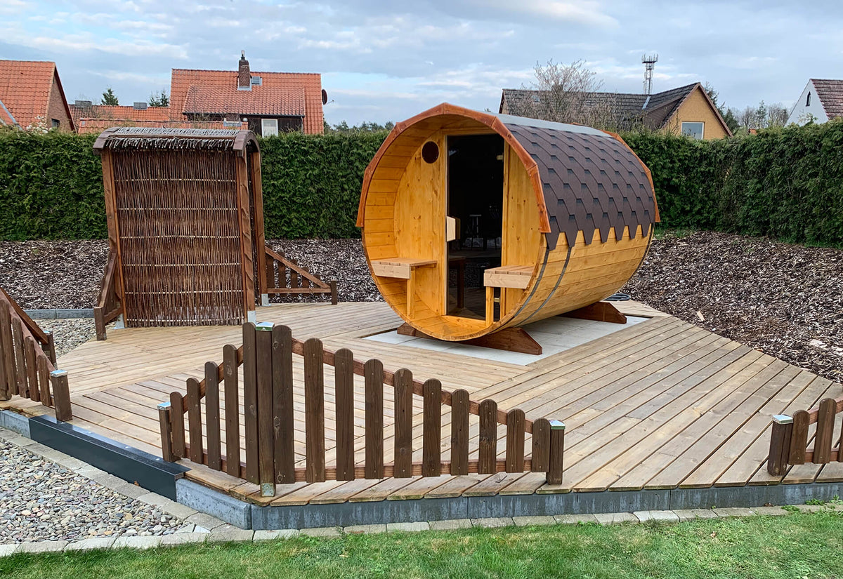 Jalora Lounge 240 Barrel Sauna - Stel zelf samen