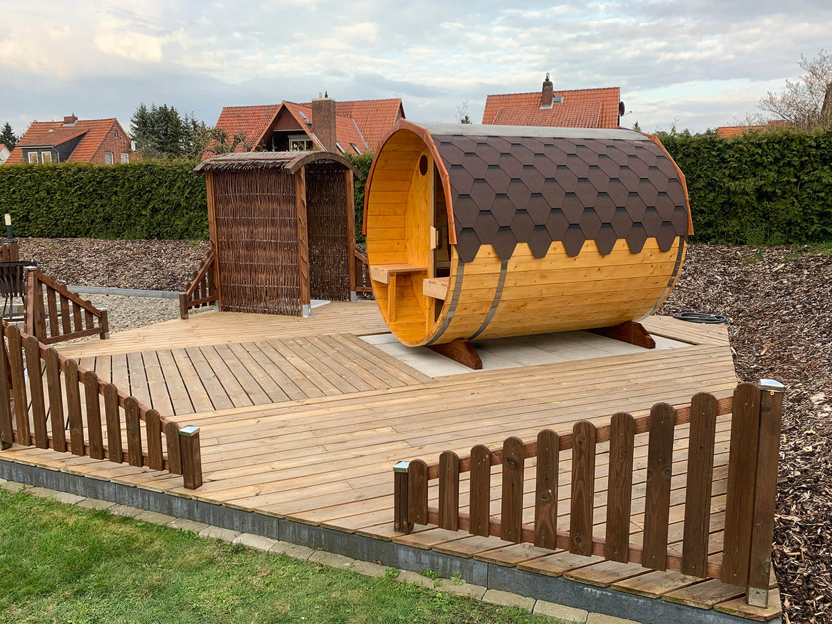Jalora Lounge 240 Barrel Sauna - Stel zelf samen