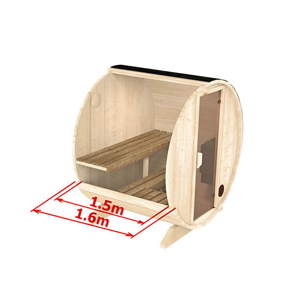 Jalora Pure 160 Barrel Sauna - Stel zelf samen