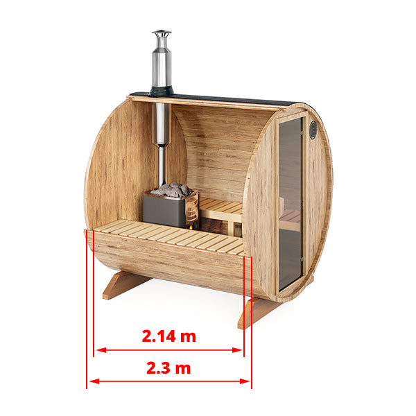 Jalora Pure 230 Barrel Sauna - Stel zelf samen