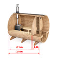 Jalora Lounge 280 Barrel Sauna - Stel zelf samen