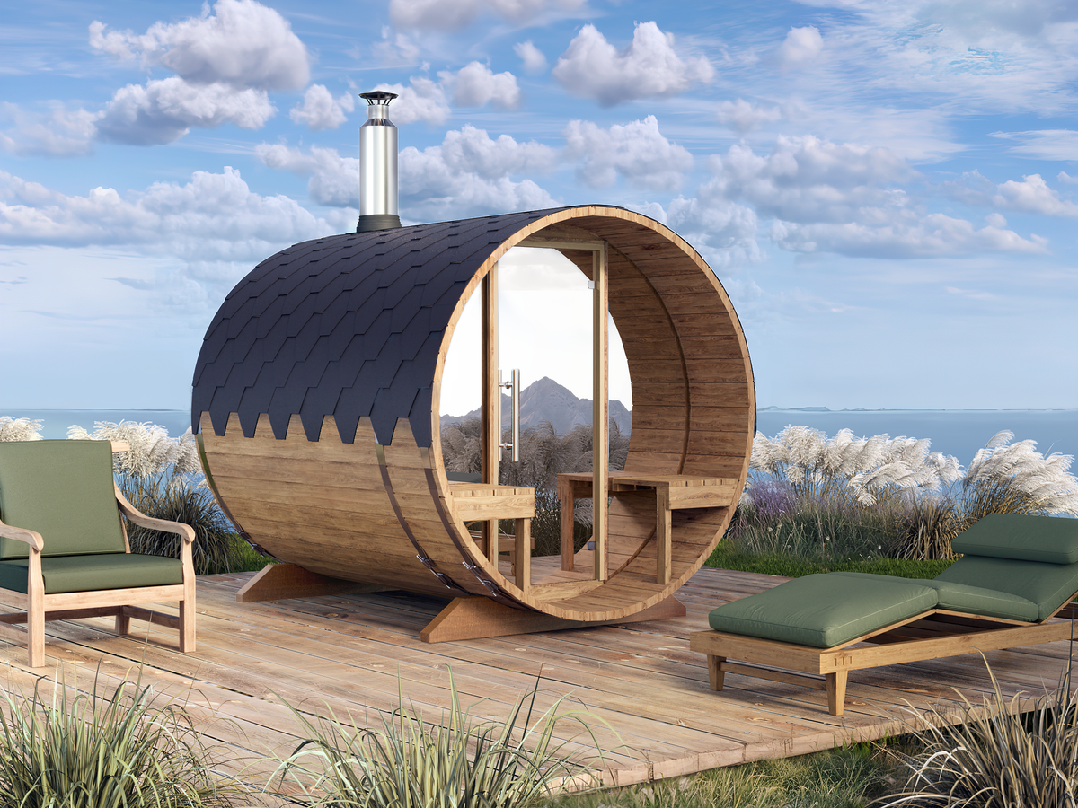 Jalora Lounge 240 Barrel Sauna - Stel zelf samen