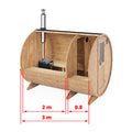 Jalora Suite 300 Barrel Sauna - Stel zelf samen