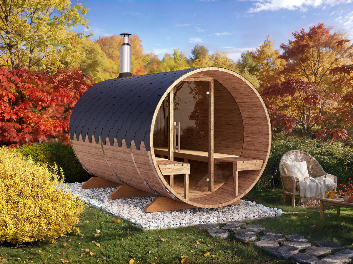 Jalora Lounge 360 Barrel Sauna - Stel zelf samen