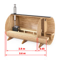 Jalora Lounge 360 Barrel Sauna - Stel zelf samen