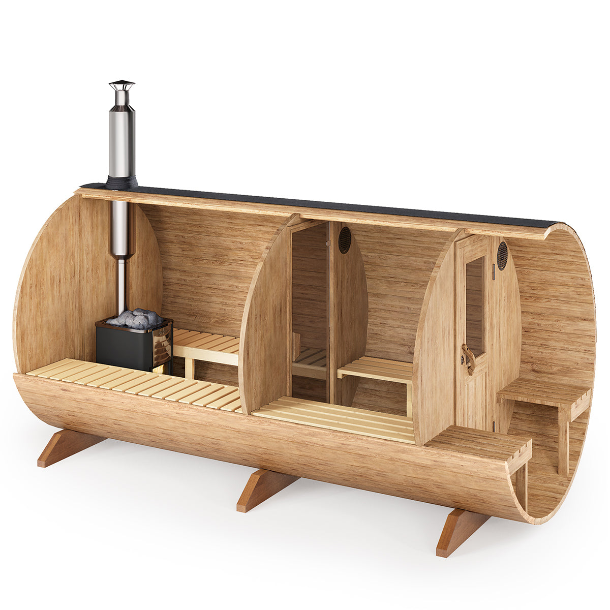 Jalora Grand 400 Barrel Sauna - Stel zelf samen