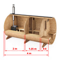 Jalora Grand 400 Barrel Sauna - Stel zelf samen