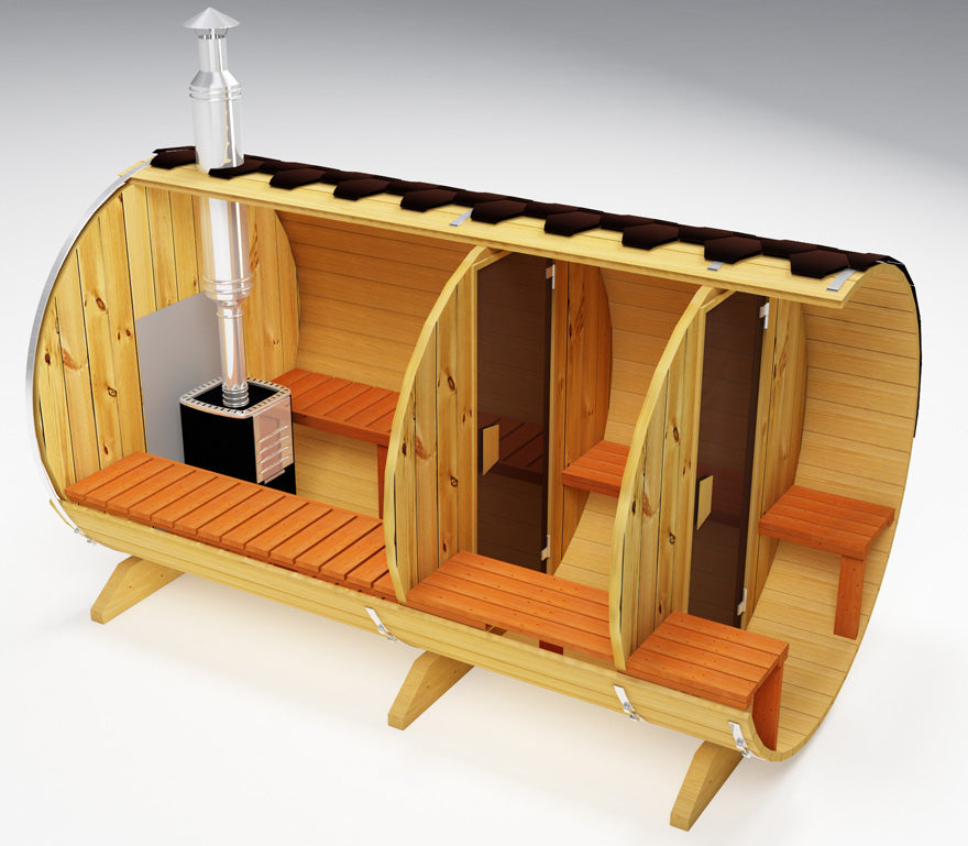 Jalora Grand 400 Barrel Sauna - Stel zelf samen