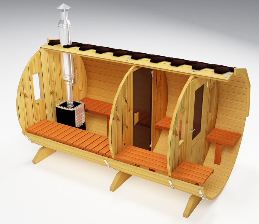 Jalora Grand 400 Barrel Sauna - Stel zelf samen