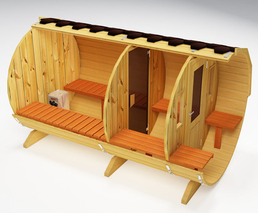 Jalora Grand 400 Barrel Sauna - Stel zelf samen