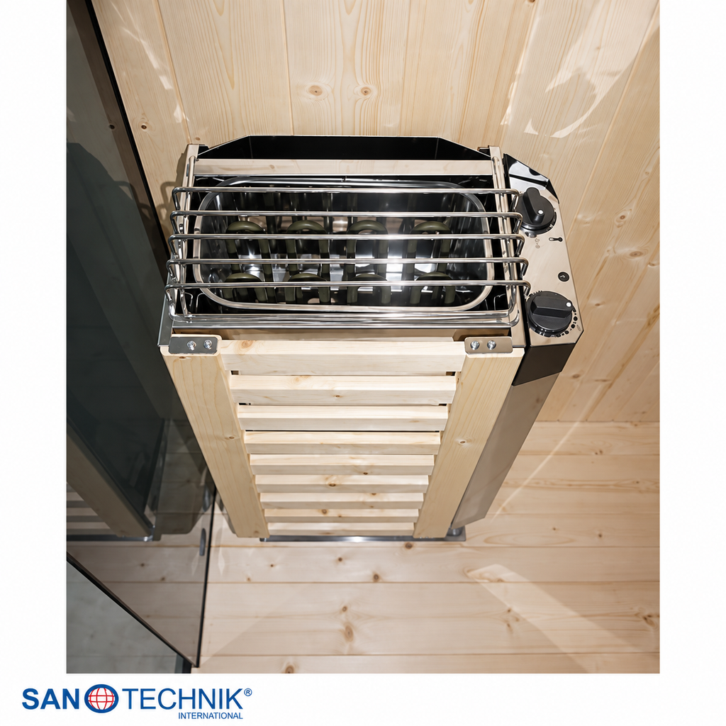 Combi Sauna - GLACIER S - Finse sauna met Full Spectrum infraroodstralers