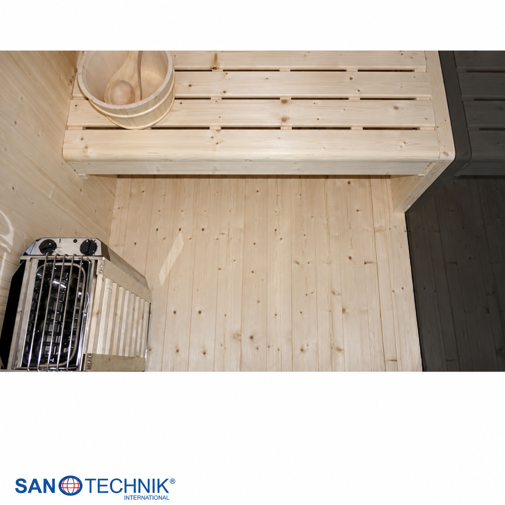 Combi Sauna - GLACIER M - Finse sauna met Full Spectrum infraroodstralers