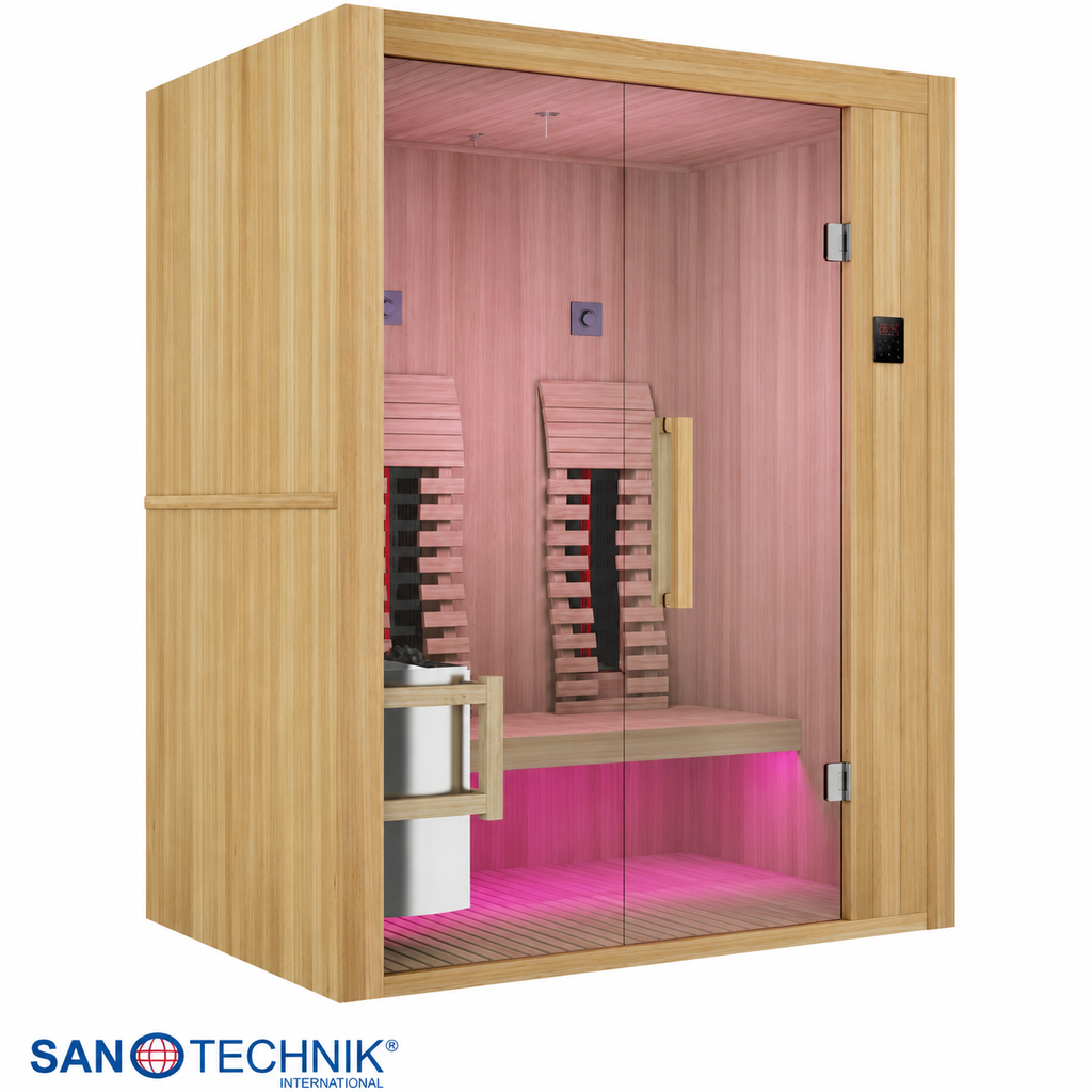 Combi Sauna - ALASKA - Finse sauna met Full Spectrum infraroodstralers
