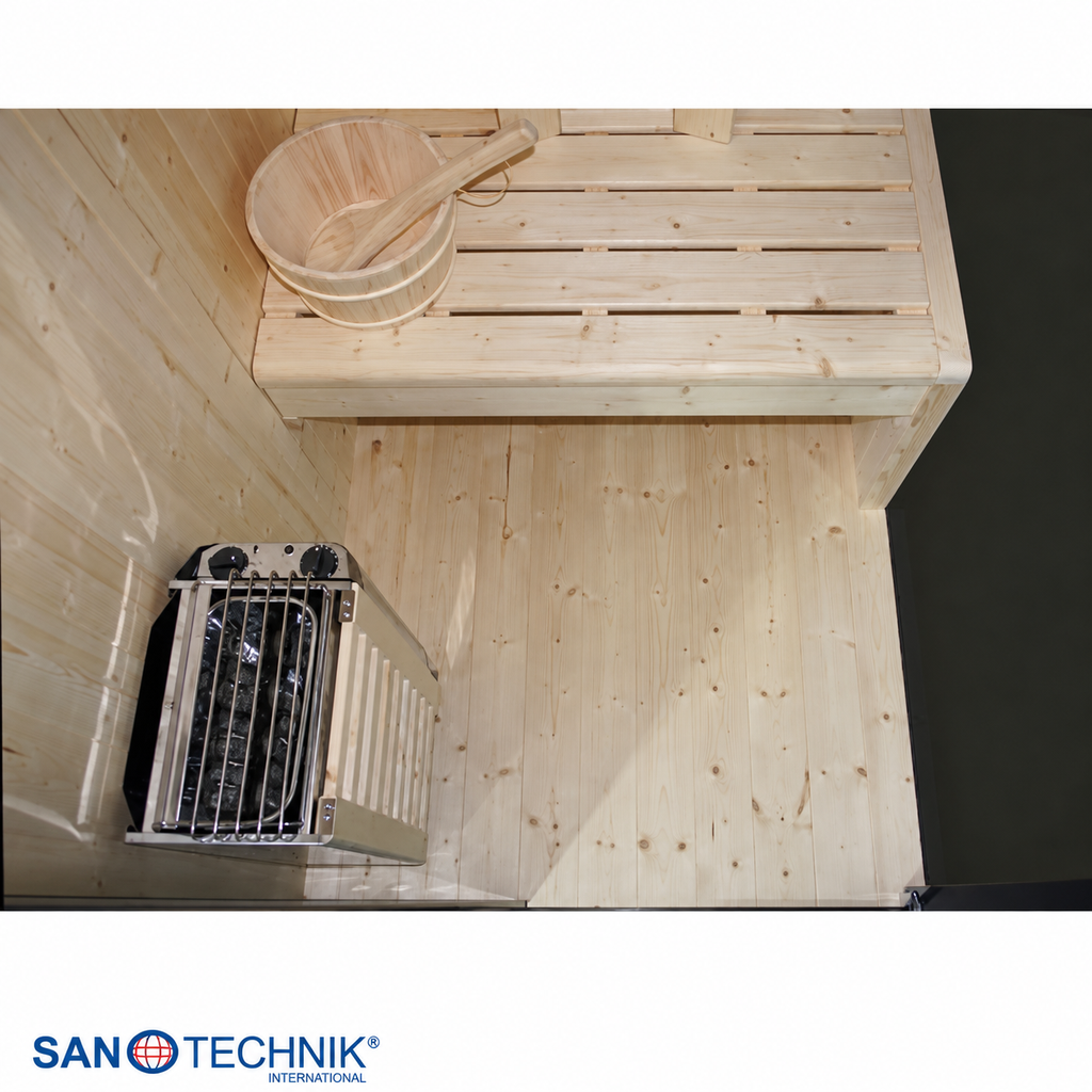 Combi Sauna - GLACIER S - Finse sauna met Full Spectrum infraroodstralers