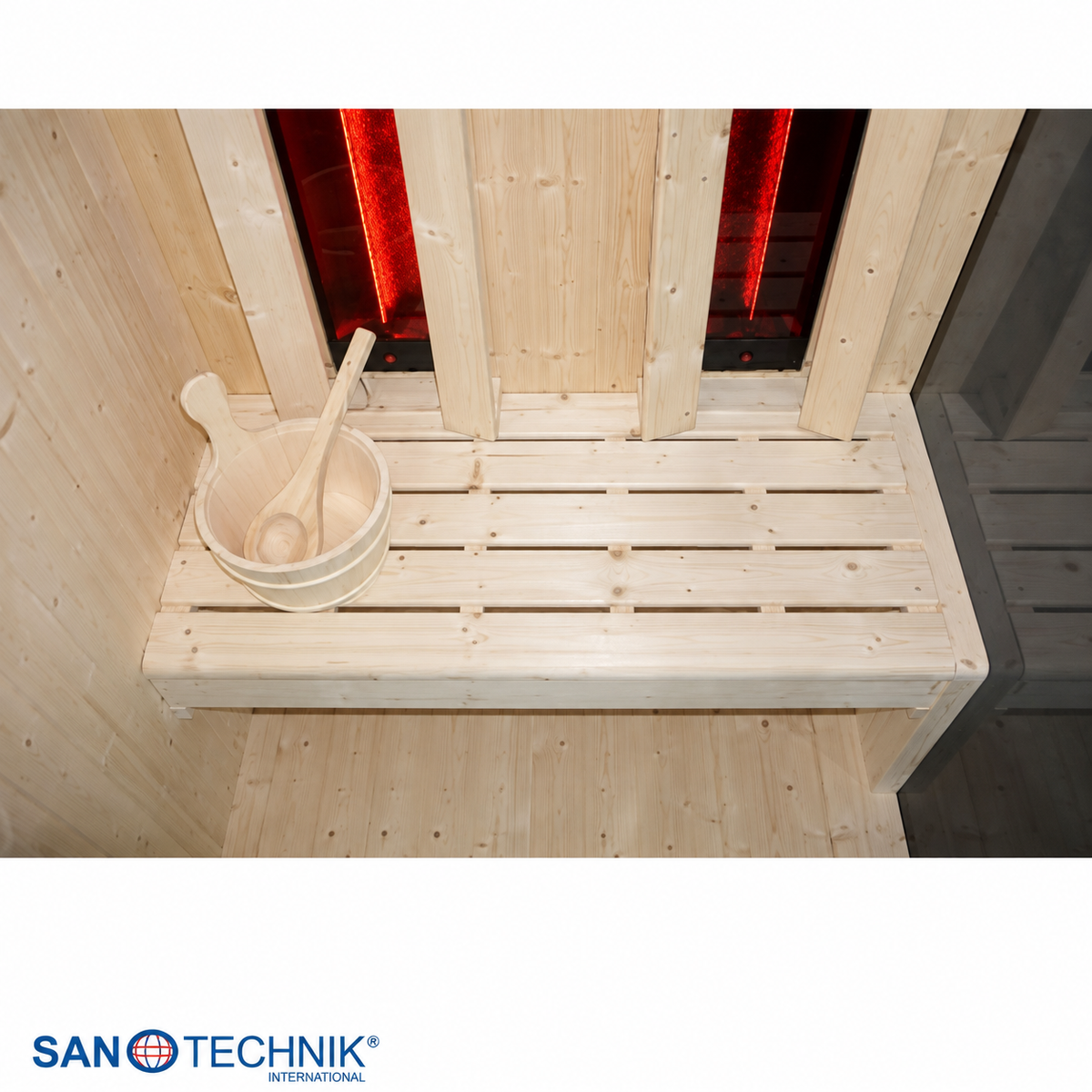 Combi Sauna - GLACIER M - Finse sauna met Full Spectrum infraroodstralers