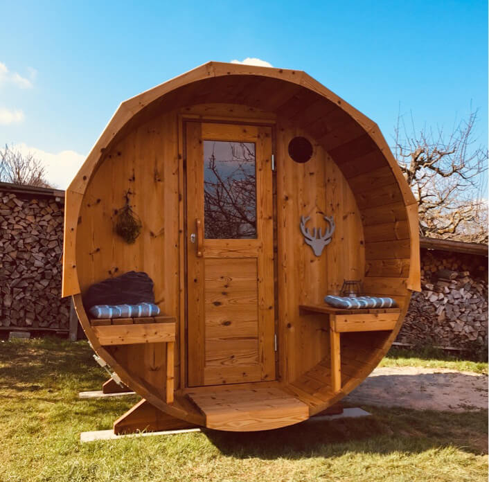 Jalora Lounge 360 Barrel Sauna - Stel zelf samen