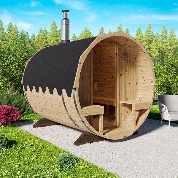 Jalora Lounge 240 Barrel Sauna - Stel zelf samen