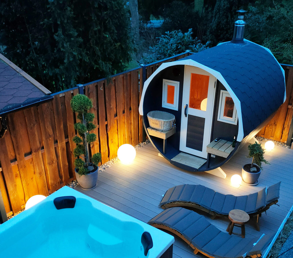 Jalora Lounge 240 Barrel Sauna - Stel zelf samen